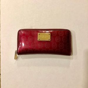 Michael Kors patent leather wallet